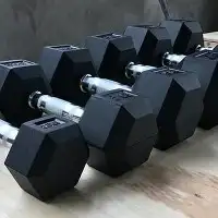 دمبل سداسي ثابت hex rubber dumbbell 1