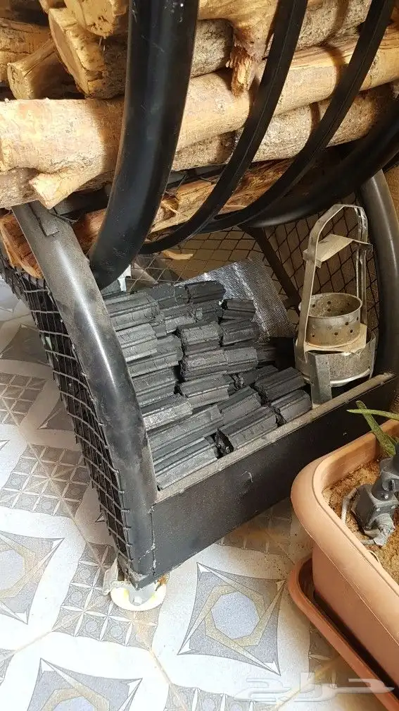 حامل حطب او استاند للقصور والفلل الفخمه مشبات 9