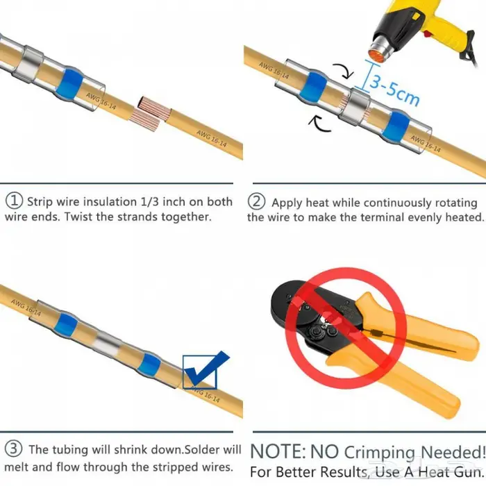 عازل أسلاك حراري 100 حبه - Shrink Wire Cable 1