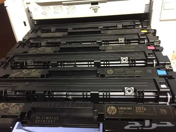 أحبار طابعات اتش بي الليزر الملونة hp 207A 222 A hp MFP 283 1