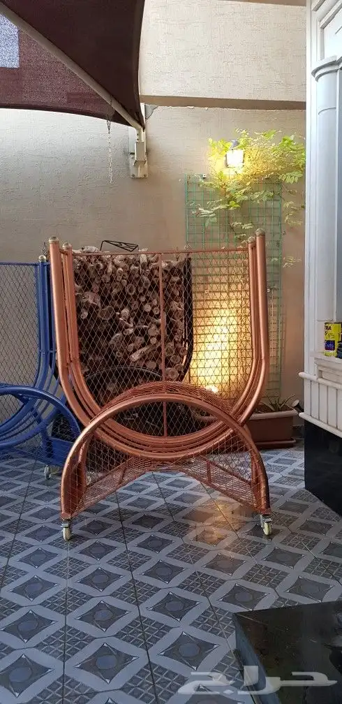 حامل حطب او استاند للقصور والفلل الفخمه مشبات 13