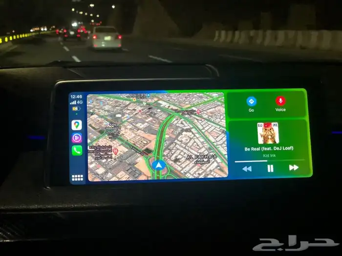نظام ابل كاربلاي لسيارات بي ام دبليو CarPlay BMW خرائط قوقل 3