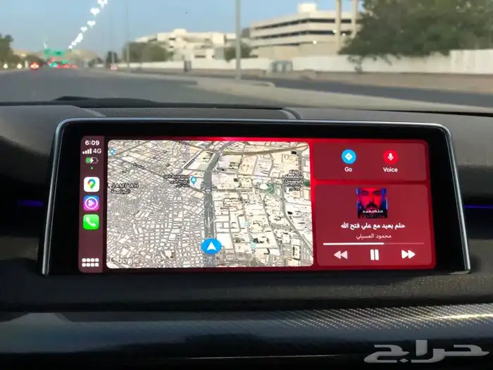 نظام ابل كاربلاي لسيارات بي ام دبليو CarPlay BMW خرائط قوقل 1