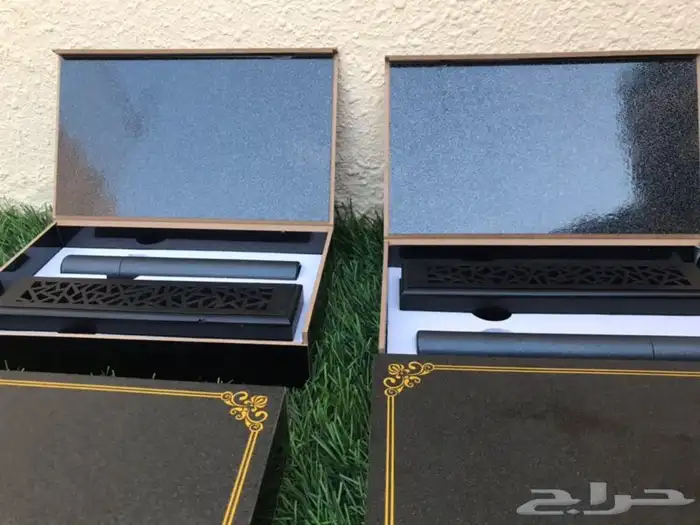 مباخر ذكيه بتراب العود الطبيعي بوكس خشبي 8