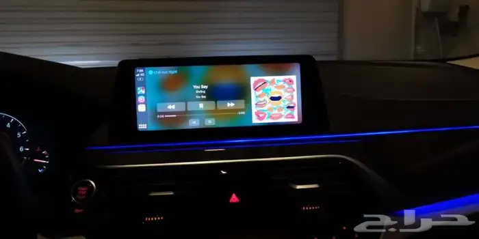 تفعيل ابل كاربلي لسيارات بي ام BMW خرائط قوقل CarPlay 9