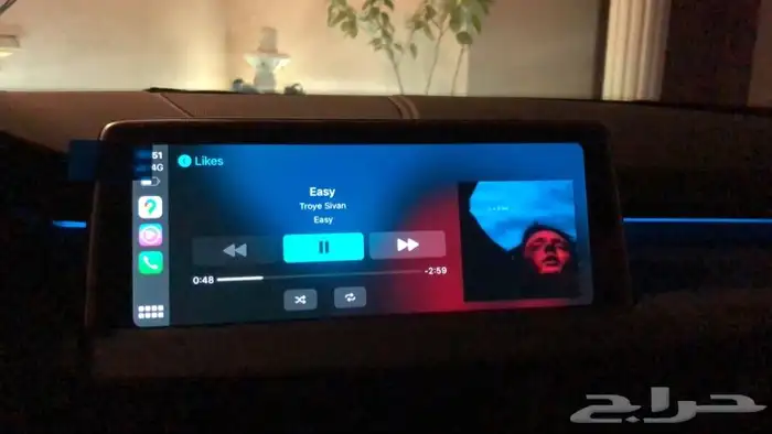تفعيل ابل كاربلي لسيارات بي ام BMW خرائط قوقل CarPlay 10