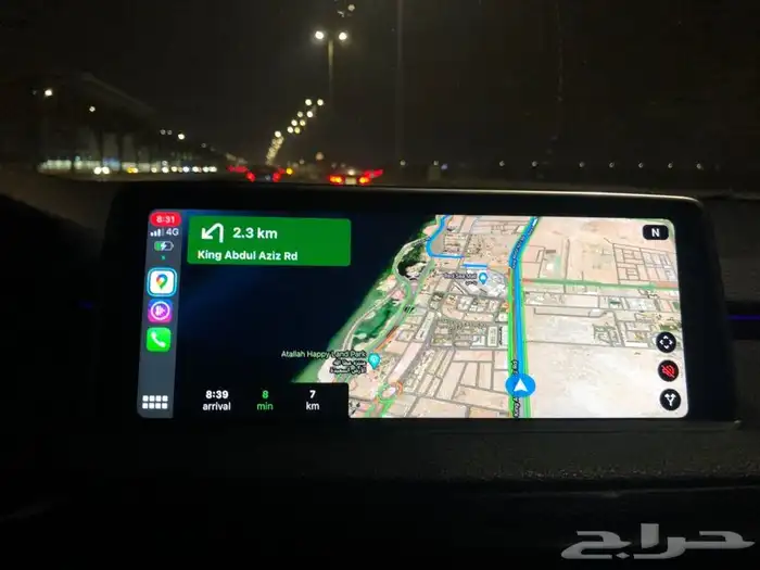 تفعيل ابل كاربلي لسيارات بي ام BMW خرائط قوقل CarPlay 4