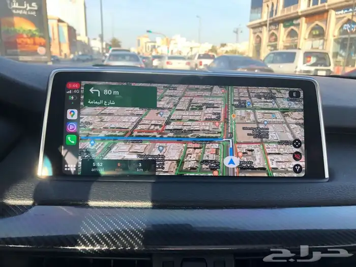 تفعيل ابل كاربلي لسيارات بي ام BMW خرائط قوقل CarPlay 7