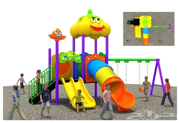 مراجيح وزحاليق العاب ساحات خارجية 9