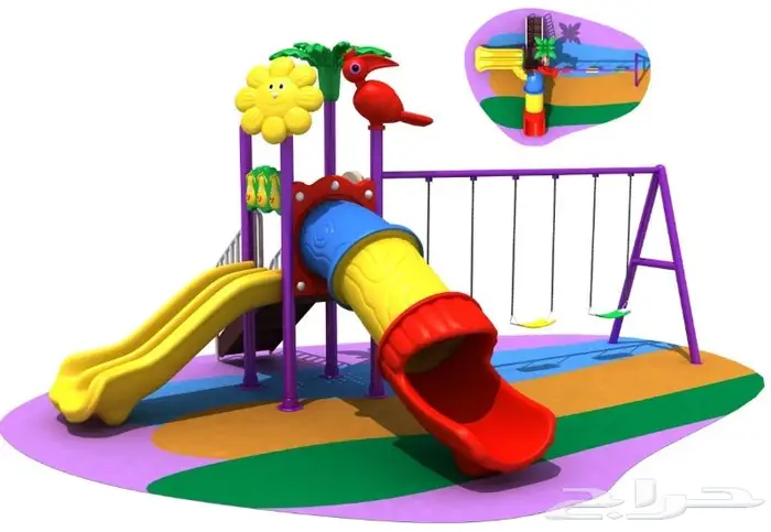 مراجيح وزحاليق العاب ساحات خارجية 13