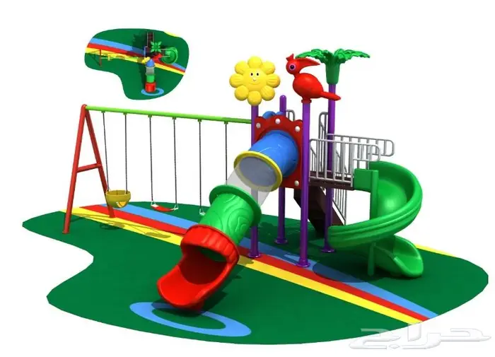 مراجيح وزحاليق العاب ساحات خارجية 12