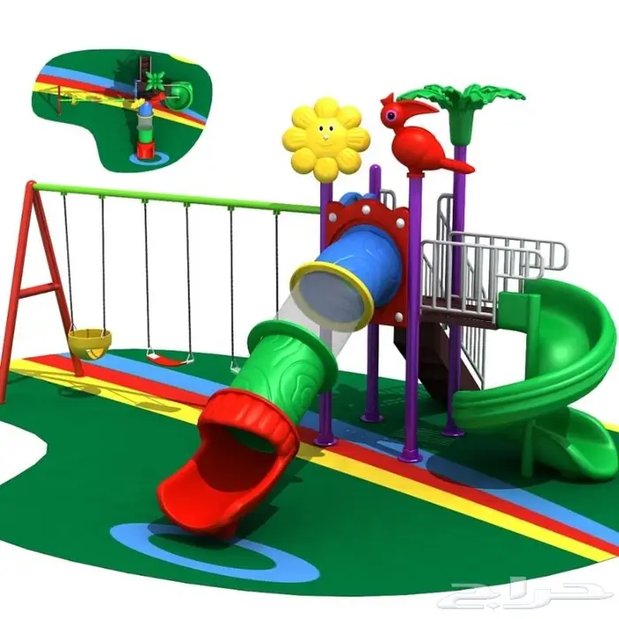 مراجيح وزحاليق العاب ساحات خارجية 10