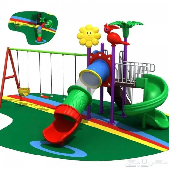 مراجيح وزحاليق العاب ساحات خارجية 25