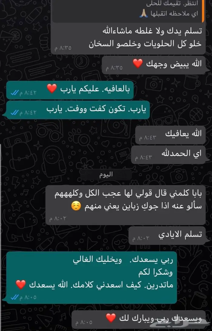 حلا ام علي  (اراء العملاء )  30