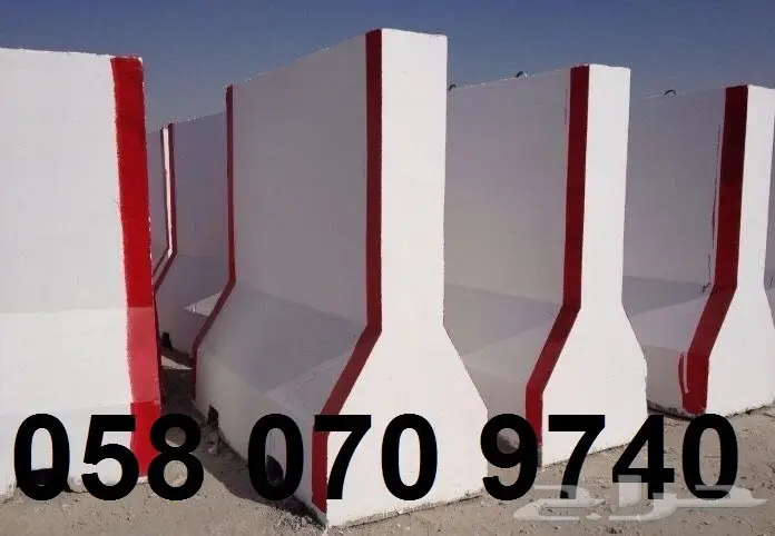 حواجز خرسانية - مصدات اسمنتية - كراسي الحدائق 16