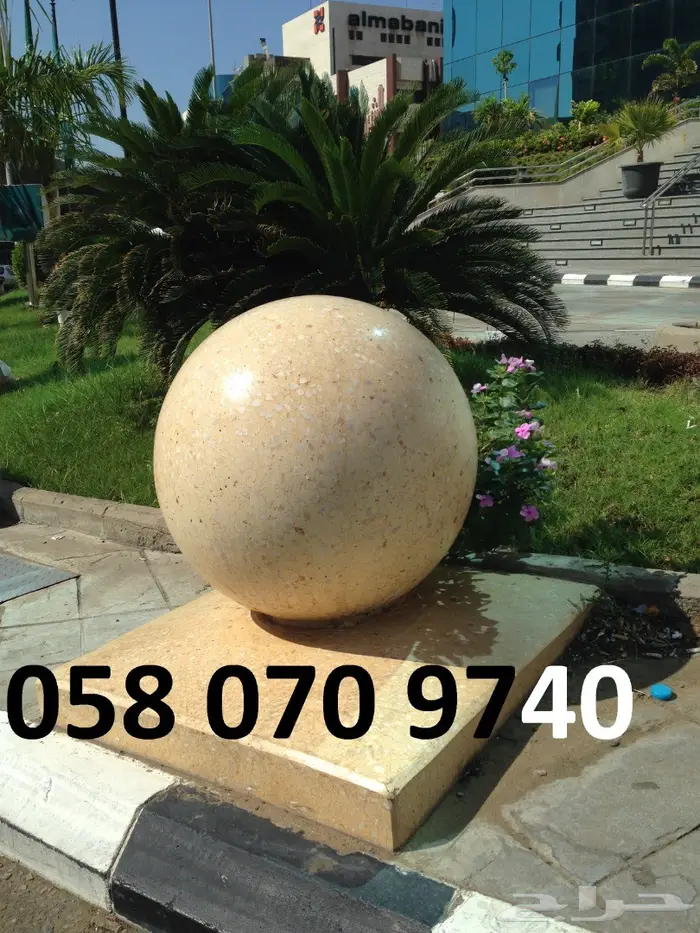 حواجز خرسانية - مصدات اسمنتية - كراسي الحدائق 10