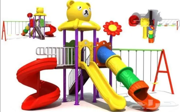 العاب خارجية فايير مراجيح وزحاليق 0