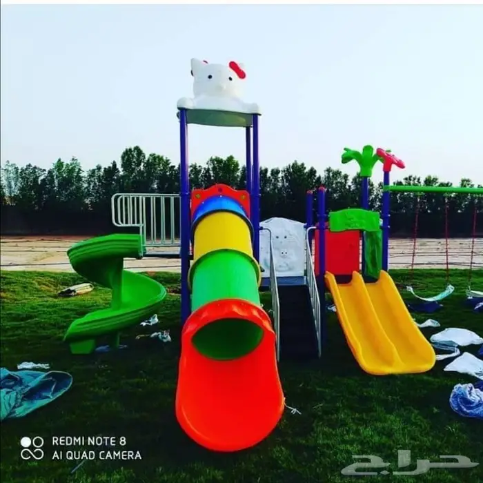 العاب خارجية فايير مراجيح وزحاليق 5