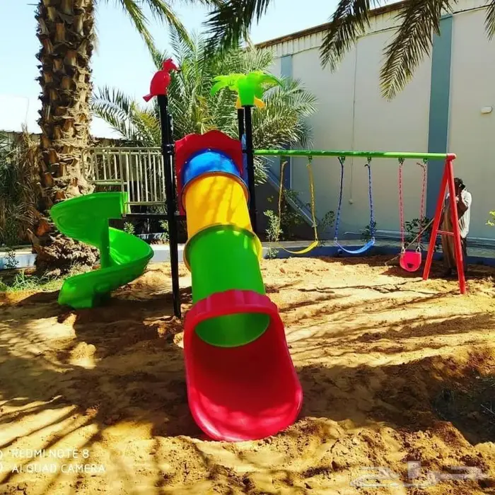 العاب خارجية فايير مراجيح وزحاليق 7