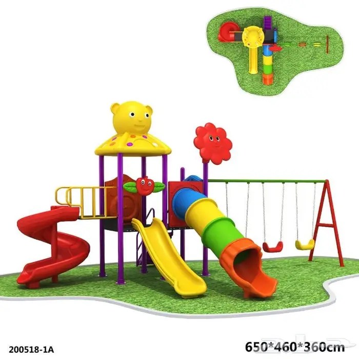 العاب خارجية فايير مراجيح وزحاليق 22