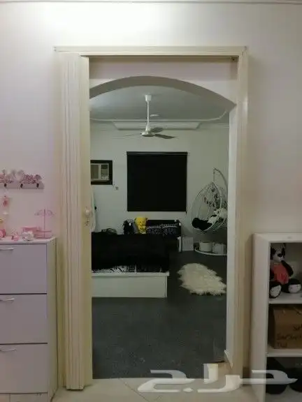 تركيب باب اكروديون على قوس 2