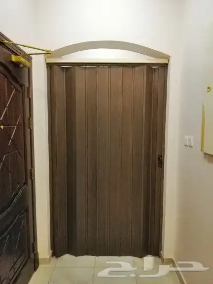 تركيب باب اكروديون على قوس 7