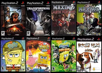 العاب سوني 2 PS2 منسوخة كوبي اشرطة 95
