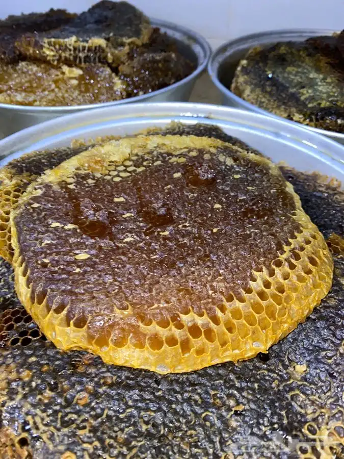 عسل سمر طلح مع سدر شمع وصافي 2