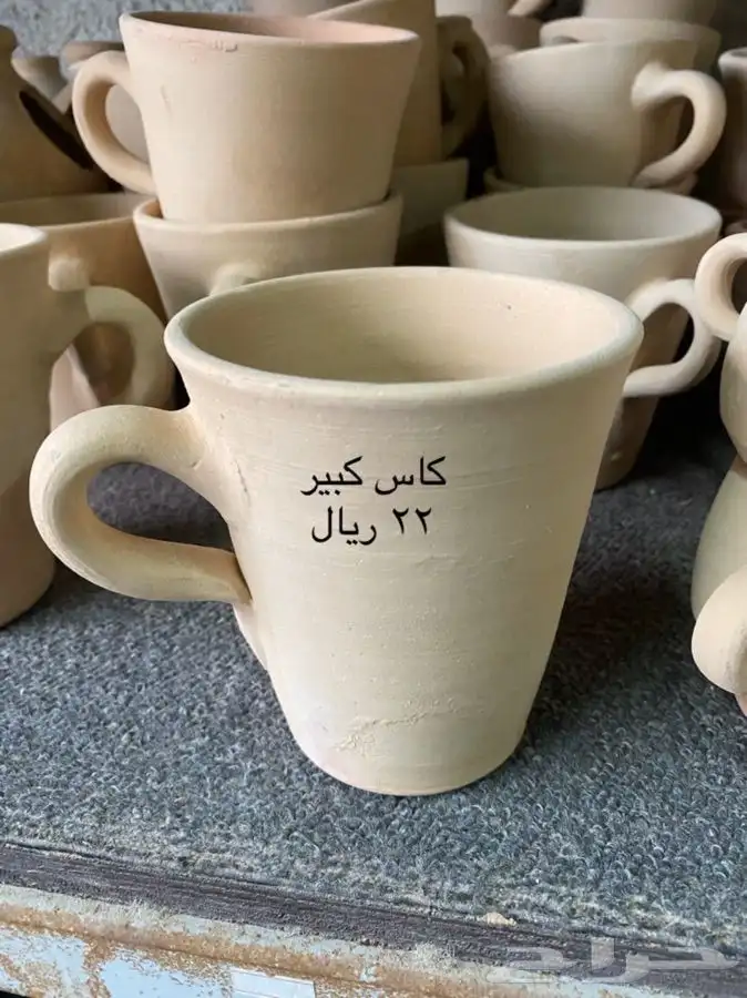 جرة ماء من طين ابيض - زير ماء فخار للبيع 25
