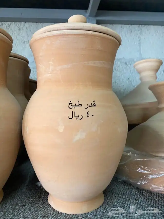 جرة ماء من طين ابيض - زير ماء فخار للبيع 26
