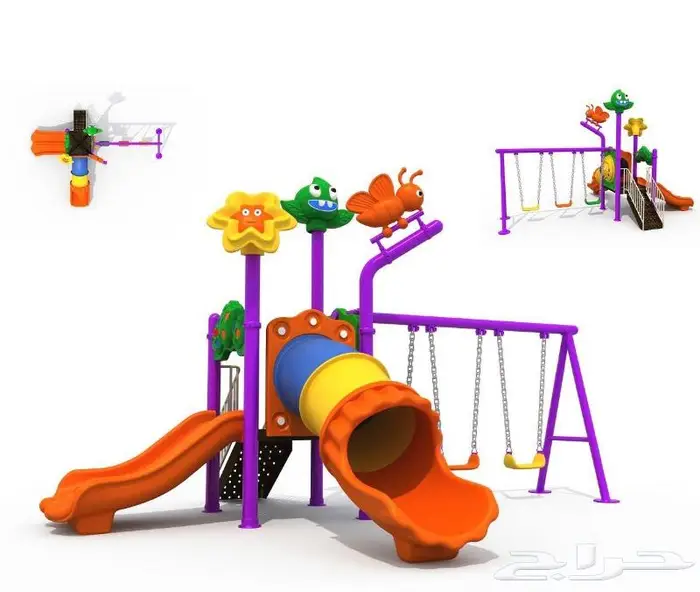 مراجيح وزحاليق العاب ساحات خارجية 28