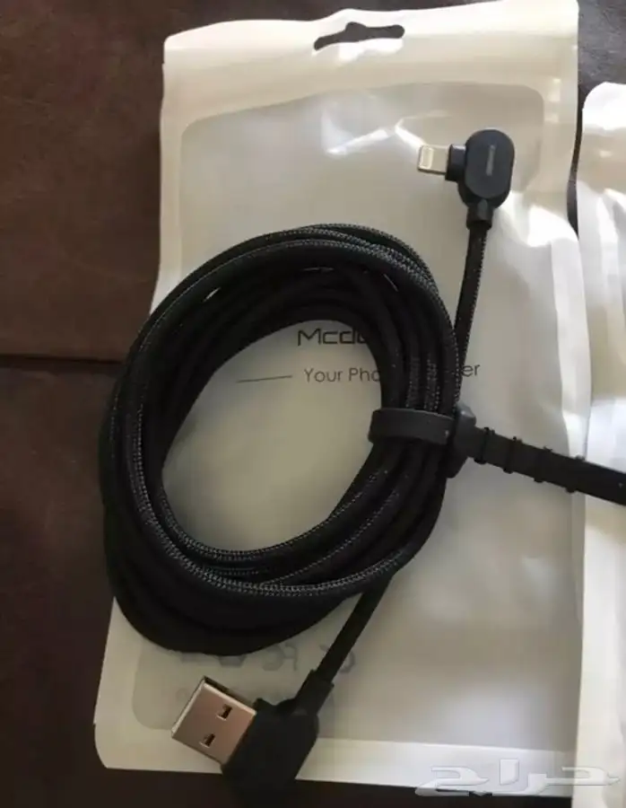 شاحن ايفون اصلي وسريع الشحن 3 متر (أسود) 4