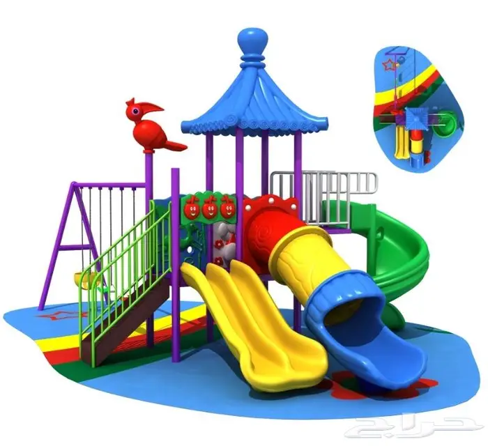 العاب خارجية فايير مراجيح وزحاليق 3