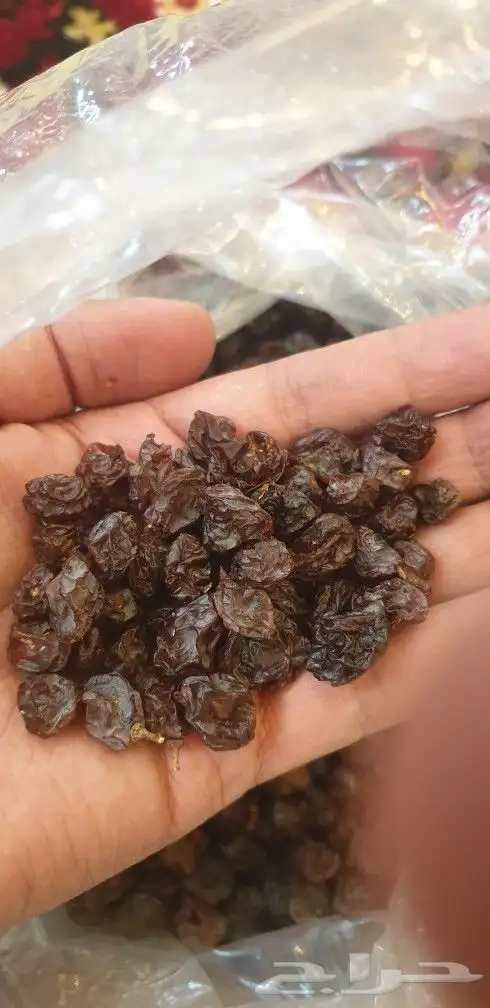اللوز البجلي بقشر وبدون وزبيب الحماط وزبيب 6
