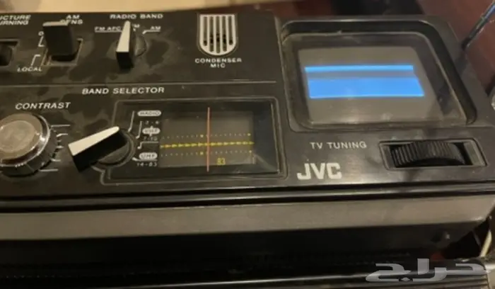 جهاز نادر 3 في واحد JVCمسجل - راديو - تلفزيون 6