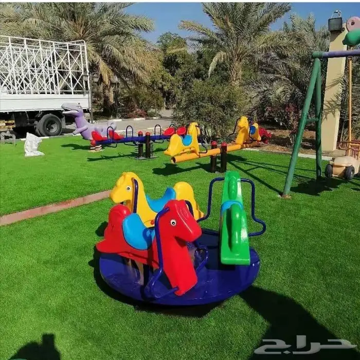 طقم مرجيحة مع زحليقة العاب خارجية 9