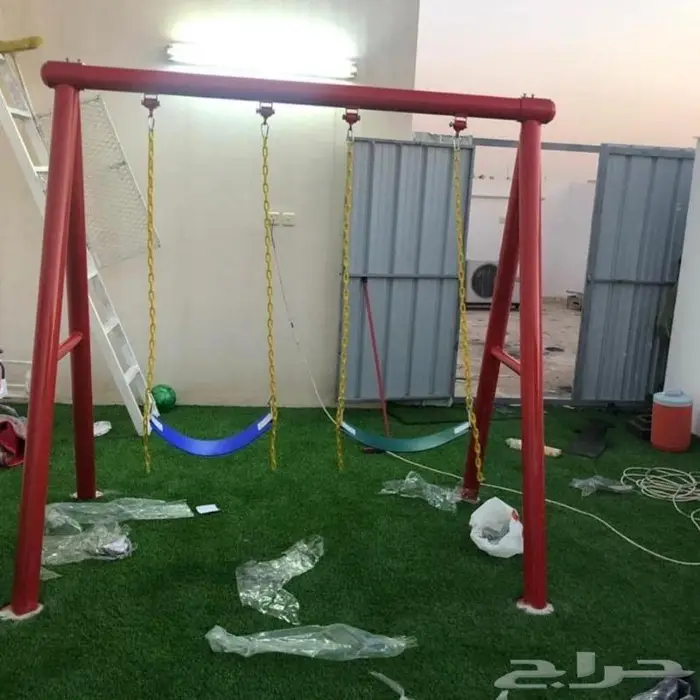 طقم مرجيحة مع زحليقة العاب خارجية 10
