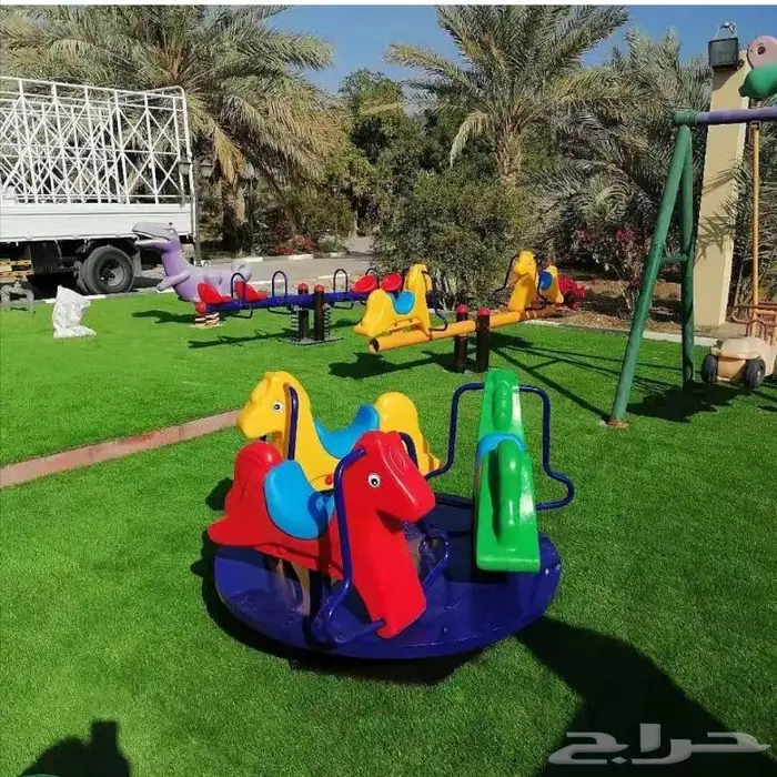 طقم مرجيحة مع زحليقة العاب خارجية 6