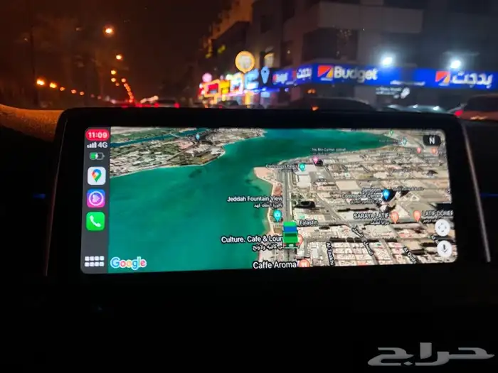 تفعيل ابل كاربلي لسيارات بي ام دبليو خرائط قوقل CarPlay BMW 1