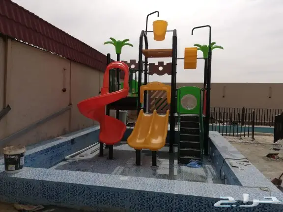 عرض العيد مراجيح زحاليق الألعاب اطفال مائيه 4