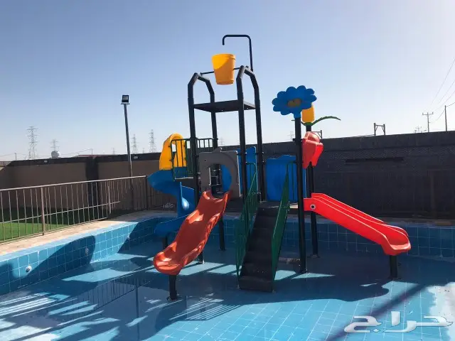 عرض العيد مراجيح زحاليق الألعاب اطفال مائيه 7