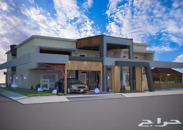 تصميم-مصمم-واجهات-معماري-فلل 3Dثلاثي الابعاد 20