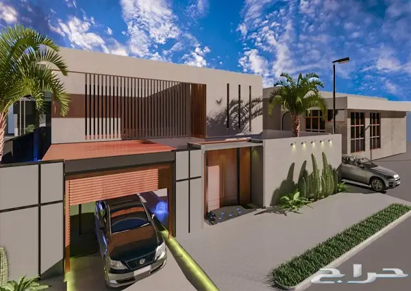 تصميم-مصمم-واجهات-معماري-فلل 3Dثلاثي الابعاد 8