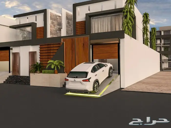 تصميم-مصمم-واجهات-معماري-فلل 3Dثلاثي الابعاد 3