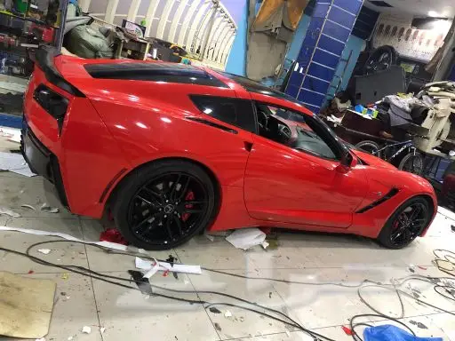 رش مطفي وتجليد سيارات ورش جنوط ورش داخلي  70