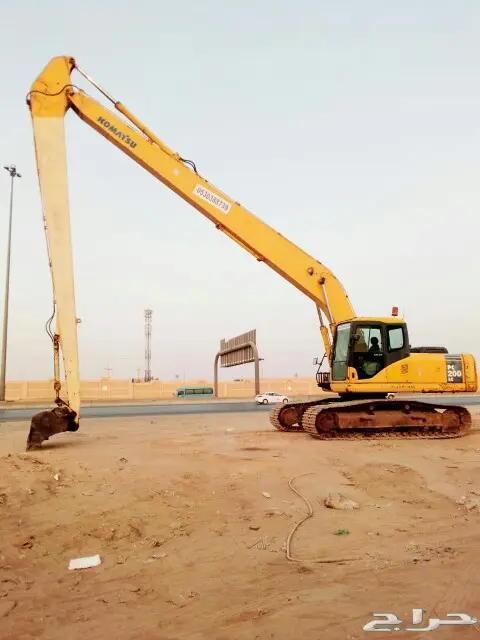 بوكلين حفار بوم طويل للبيع او للايجار 3