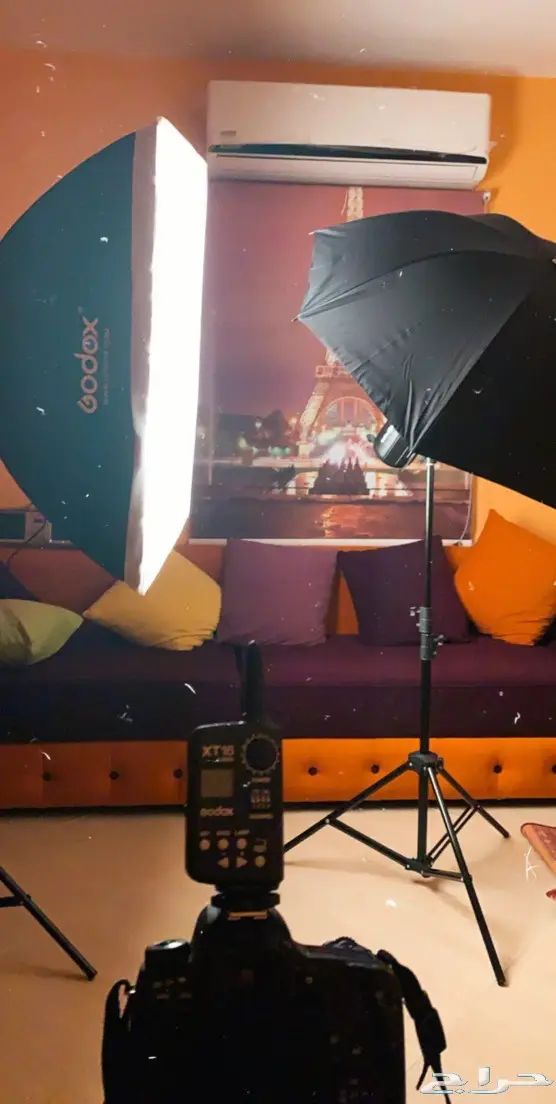 استديو تصوير قودكس godox إضاءة فلاش 1