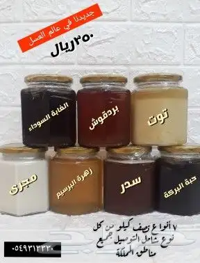 عسل بلدي ومستورد بجميع أنواعه زيت زيتون الجوف 6