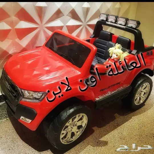 سيارات اطفال جديده بلكرتون بشركات متنوعه 63