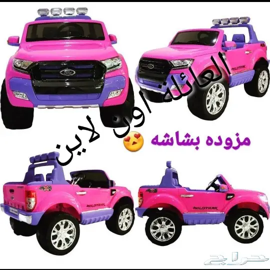 سيارات اطفال جديده بلكرتون بشركات متنوعه 97